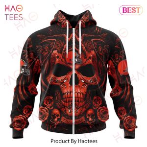 NFL Cleveland Browns Special Design With Skull Art 3D Hoodie
