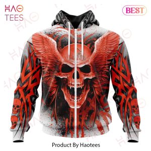 NFL Cleveland Browns Special Kits With Skull Art 3D Hoodie