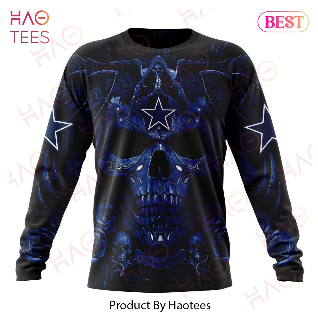 Personalized Dallas Cowboys Japanese Style Skull custom jersey 3d shirt,  hoodie • Kybershop