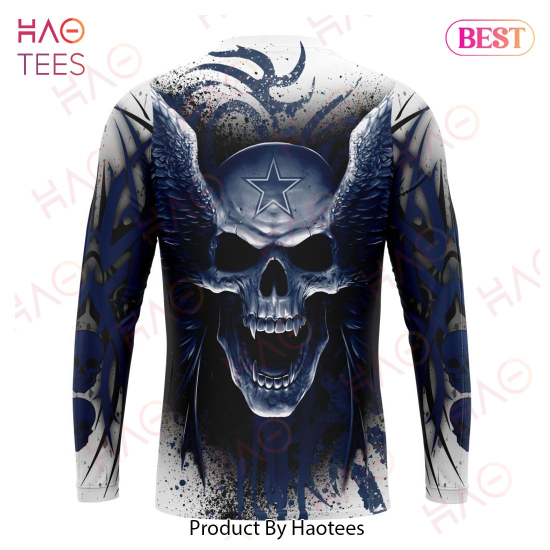 NFL Dallas Cowboys Special Kits With Skull Art 3D Hoodie NFL Dallas Cowboys Special Kits With Skull Art 3D Hoodie
