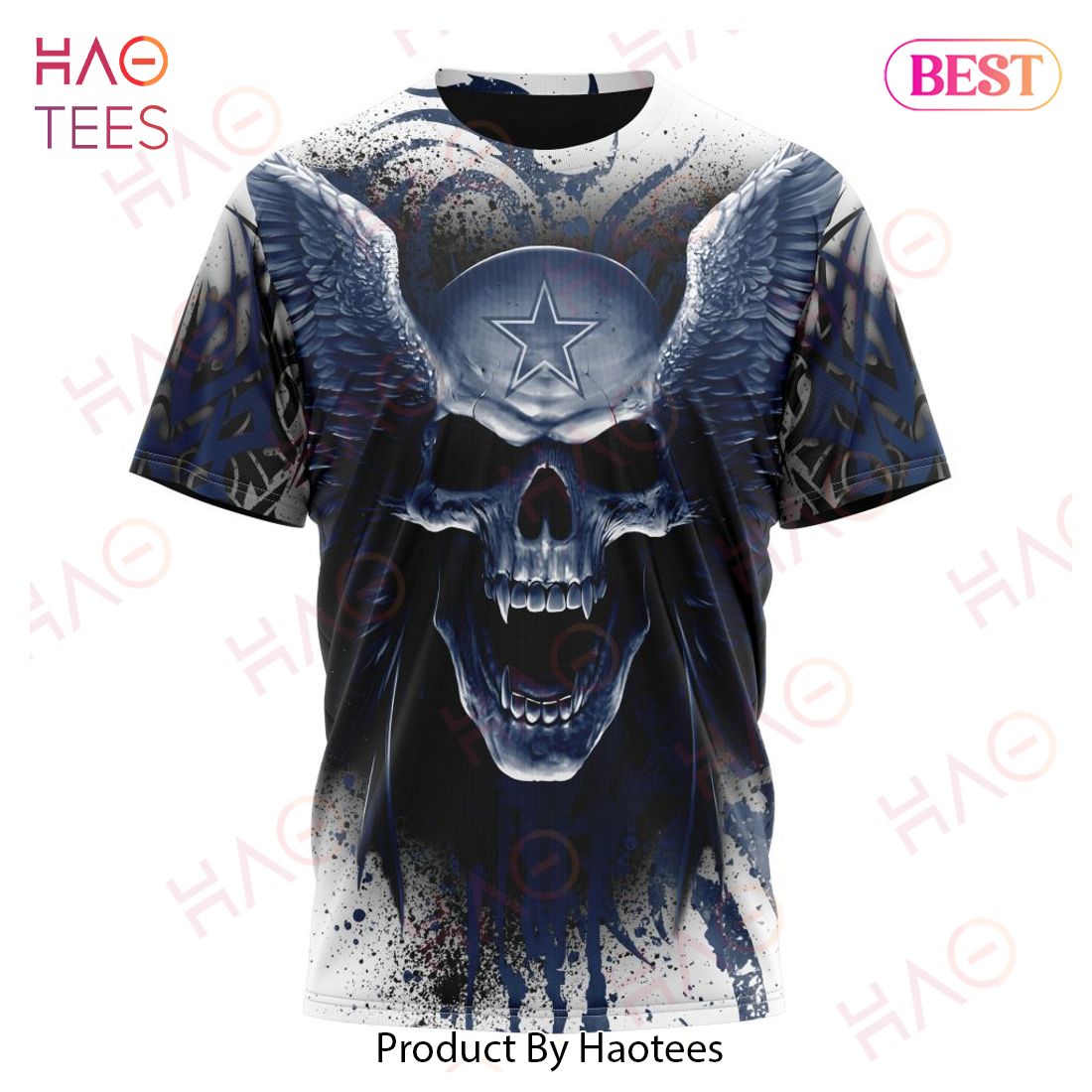 NFL Dallas Cowboys Special Kits With Skull Art 3D Hoodie NFL Dallas Cowboys Special Kits With Skull Art 3D Hoodie
