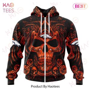 NFL Denver Broncos Special Design With Skull Art 3D Hoodie