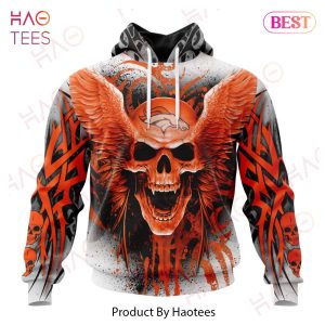 NFL Denver Broncos Special Kits With Skull Art 3D Hoodie