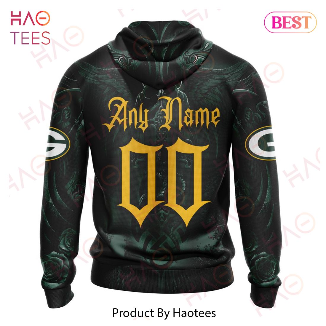 NFL Green Bay Packers Special Design With Skull Art 3D Hoodie NFL Green Bay Packers Special Design With Skull Art 3D Hoodie