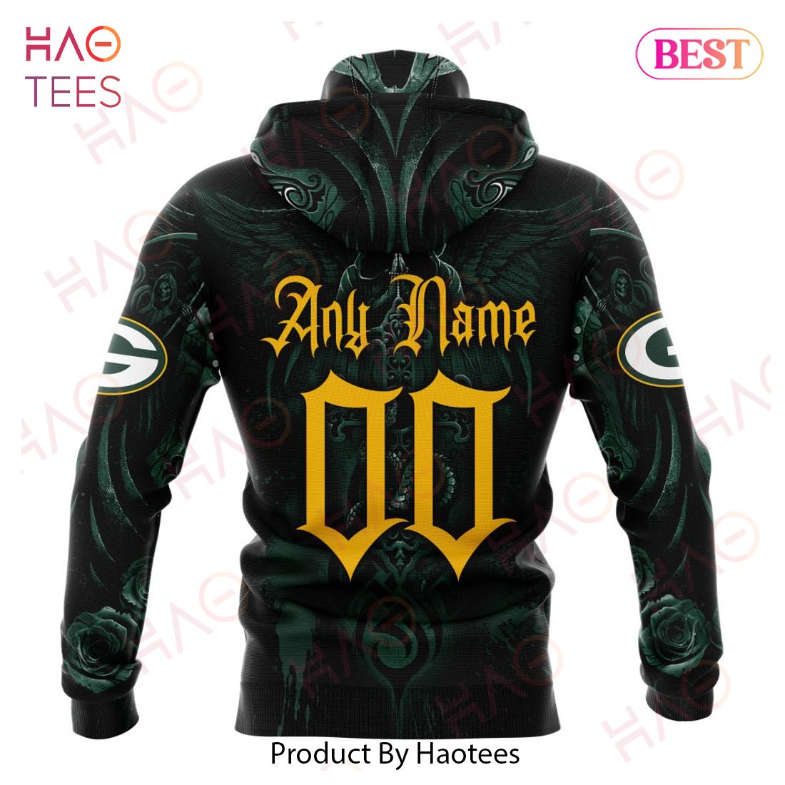 NFL Green Bay Packers Special Design With Skull Art 3D Hoodie NFL Green Bay Packers Special Design With Skull Art 3D Hoodie