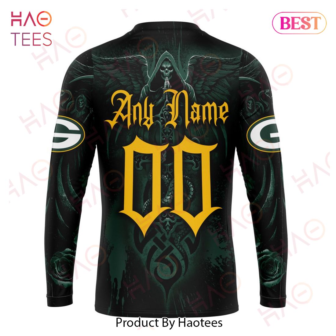 NFL Green Bay Packers Special Design With Skull Art 3D Hoodie NFL Green Bay Packers Special Design With Skull Art 3D Hoodie