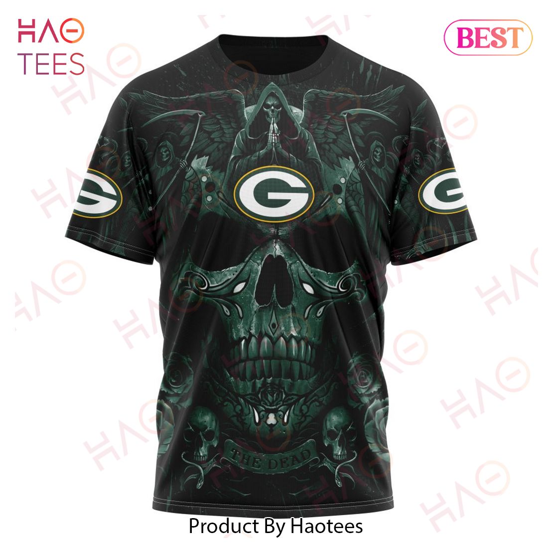 NFL Green Bay Packers Special Design With Skull Art 3D Hoodie NFL Green Bay Packers Special Design With Skull Art 3D Hoodie