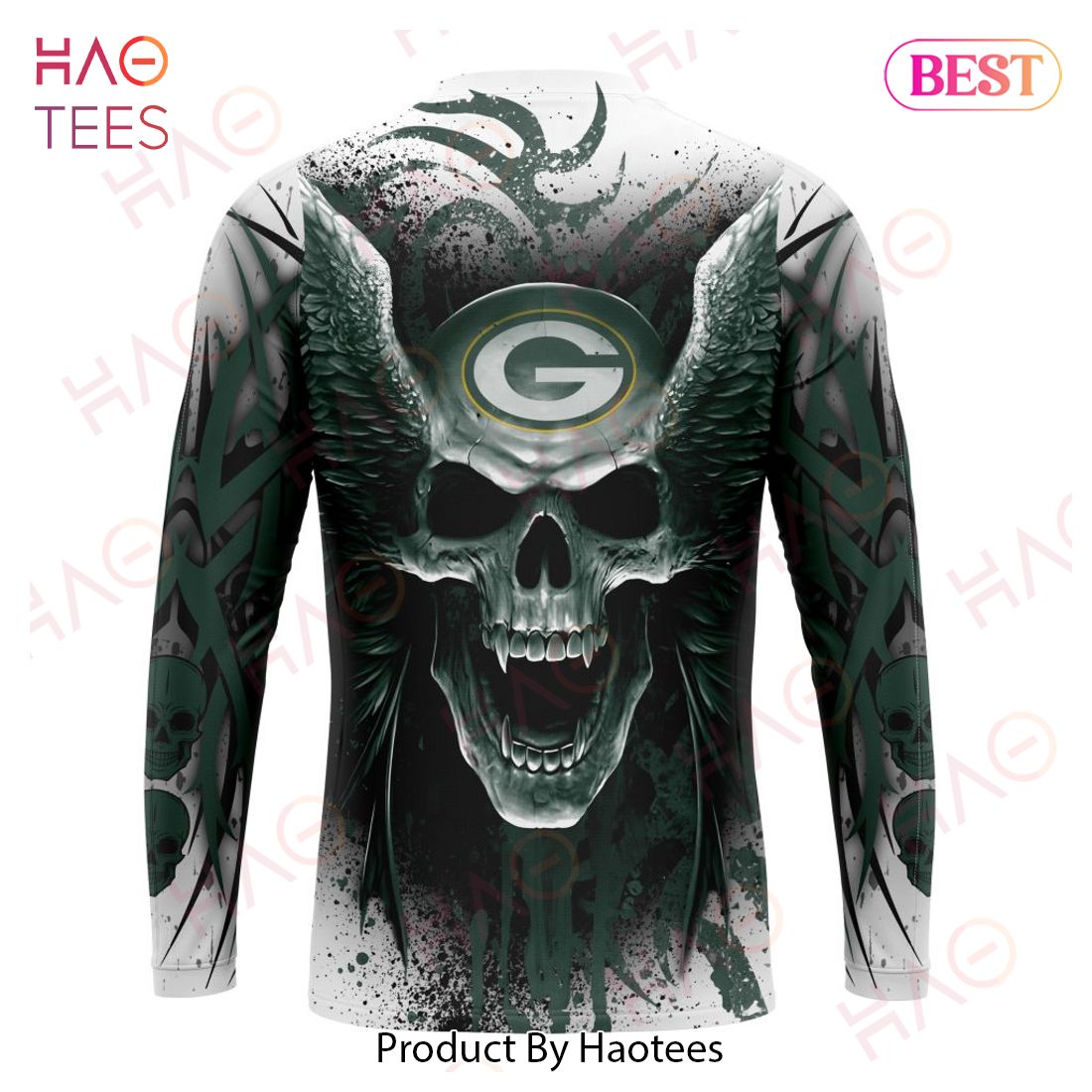 NFL Green Bay Packers Special Kits With Skull Art 3D Hoodie