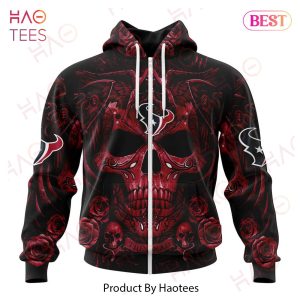 NFL Houston Texans Special Design With Skull Art 3D Hoodie