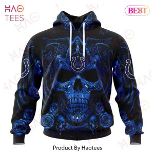NFL Indianapolis Colts Special Design With Skull Art 3D Hoodie