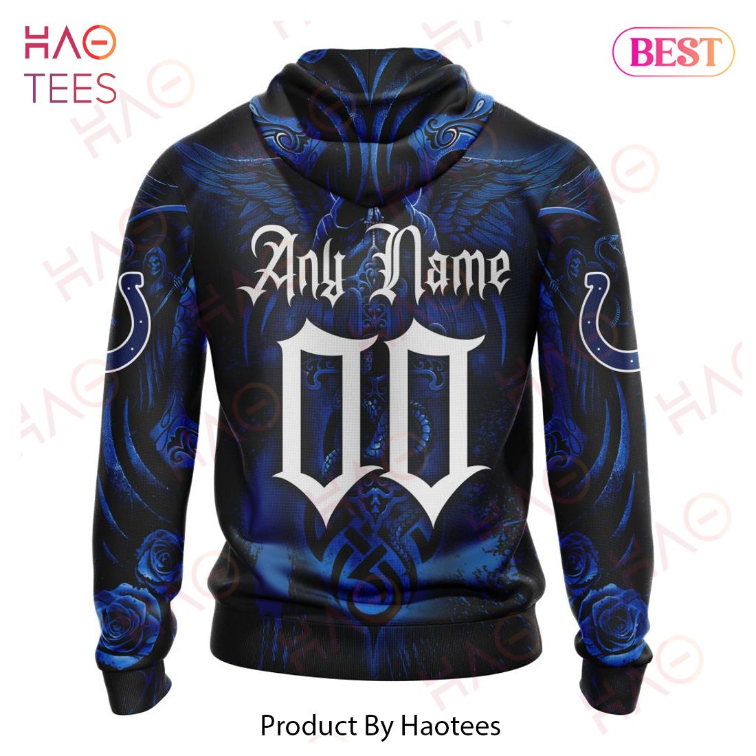 NFL Indianapolis Colts Special Design With Skull Art 3D Hoodie NFL Indianapolis Colts Special Design With Skull Art 3D Hoodie