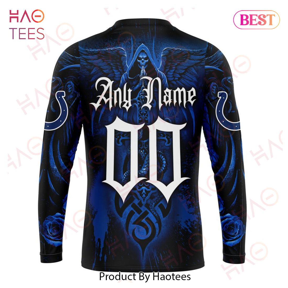 NFL Indianapolis Colts Special Design With Skull Art 3D Hoodie NFL Indianapolis Colts Special Design With Skull Art 3D Hoodie