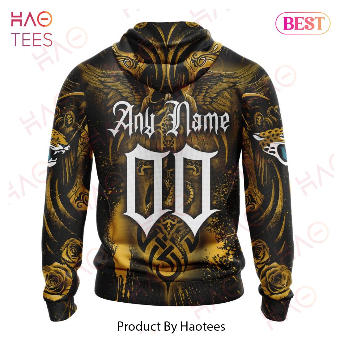 NFL Jacksonville Jaguars Special Design With Skull Art 3D Hoodie NFL Jacksonville Jaguars Special Design With Skull Art 3D Hoodie