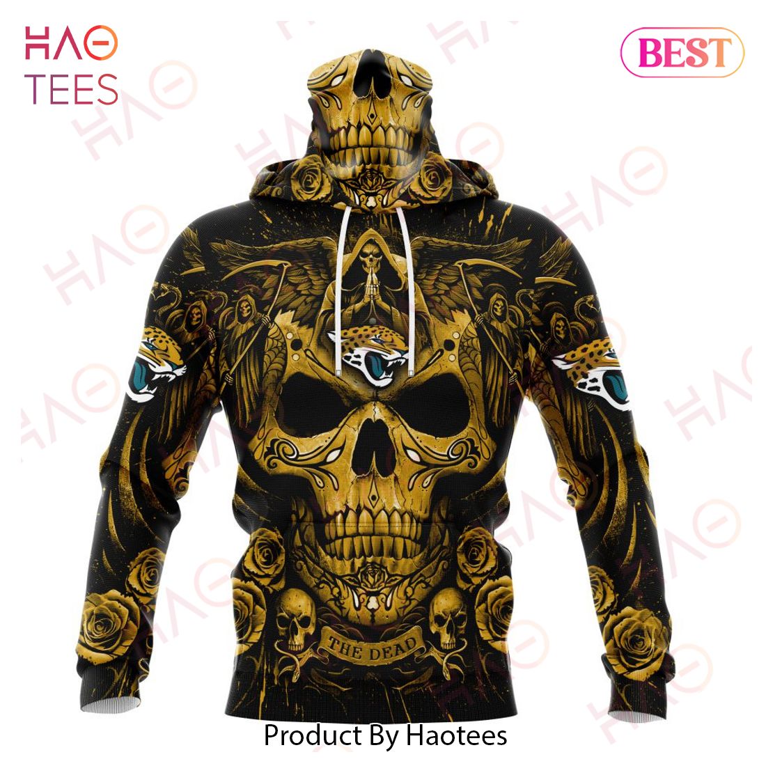 NFL Jacksonville Jaguars Special Design With Skull Art 3D Hoodie NFL Jacksonville Jaguars Special Design With Skull Art 3D Hoodie