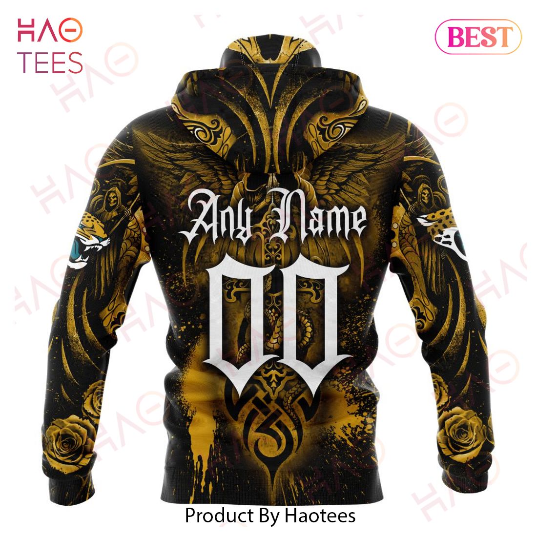 NFL Jacksonville Jaguars Special Design With Skull Art 3D Hoodie NFL Jacksonville Jaguars Special Design With Skull Art 3D Hoodie