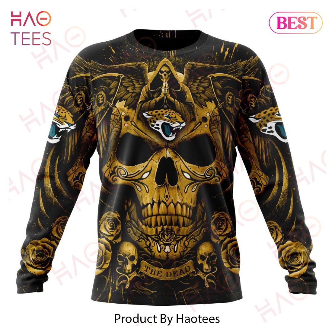 NFL Jacksonville Jaguars Special Design With Skull Art 3D Hoodie NFL Jacksonville Jaguars Special Design With Skull Art 3D Hoodie