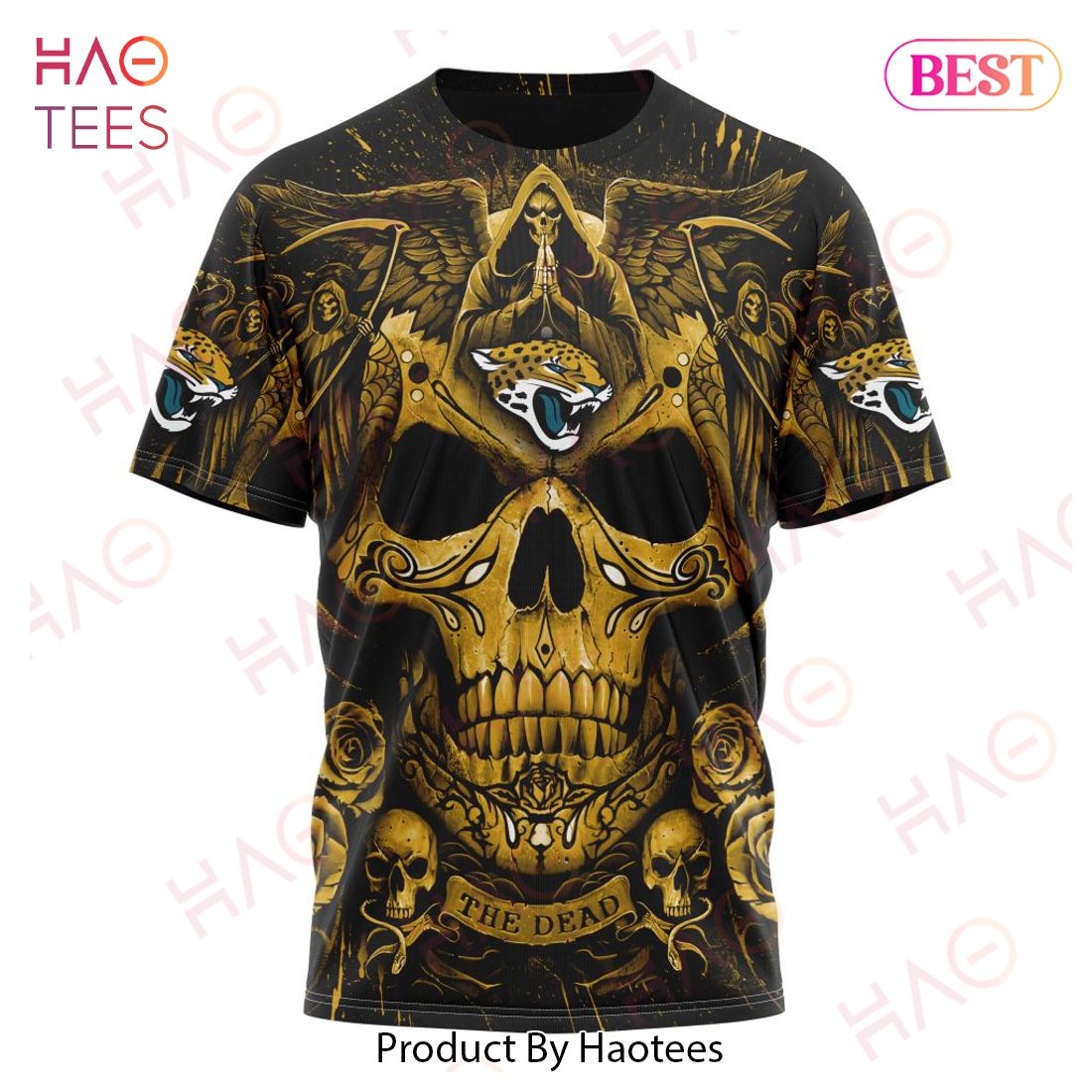 NFL Jacksonville Jaguars Special Design With Skull Art 3D Hoodie NFL Jacksonville Jaguars Special Design With Skull Art 3D Hoodie
