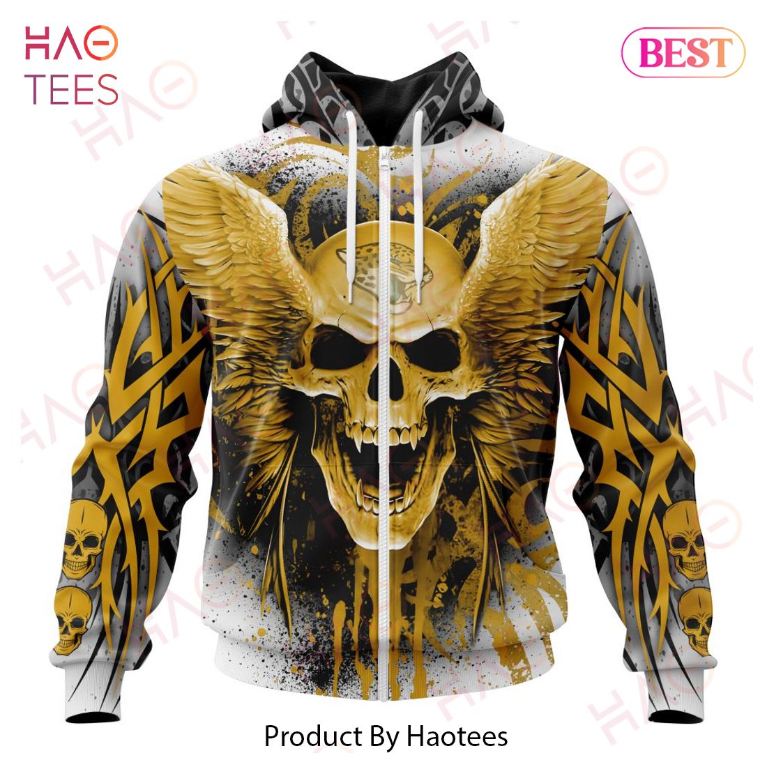 NFL Jacksonville Jaguars Special Kits With Skull Art 3D Hoodie NFL Jacksonville Jaguars Special Kits With Skull Art 3D Hoodie