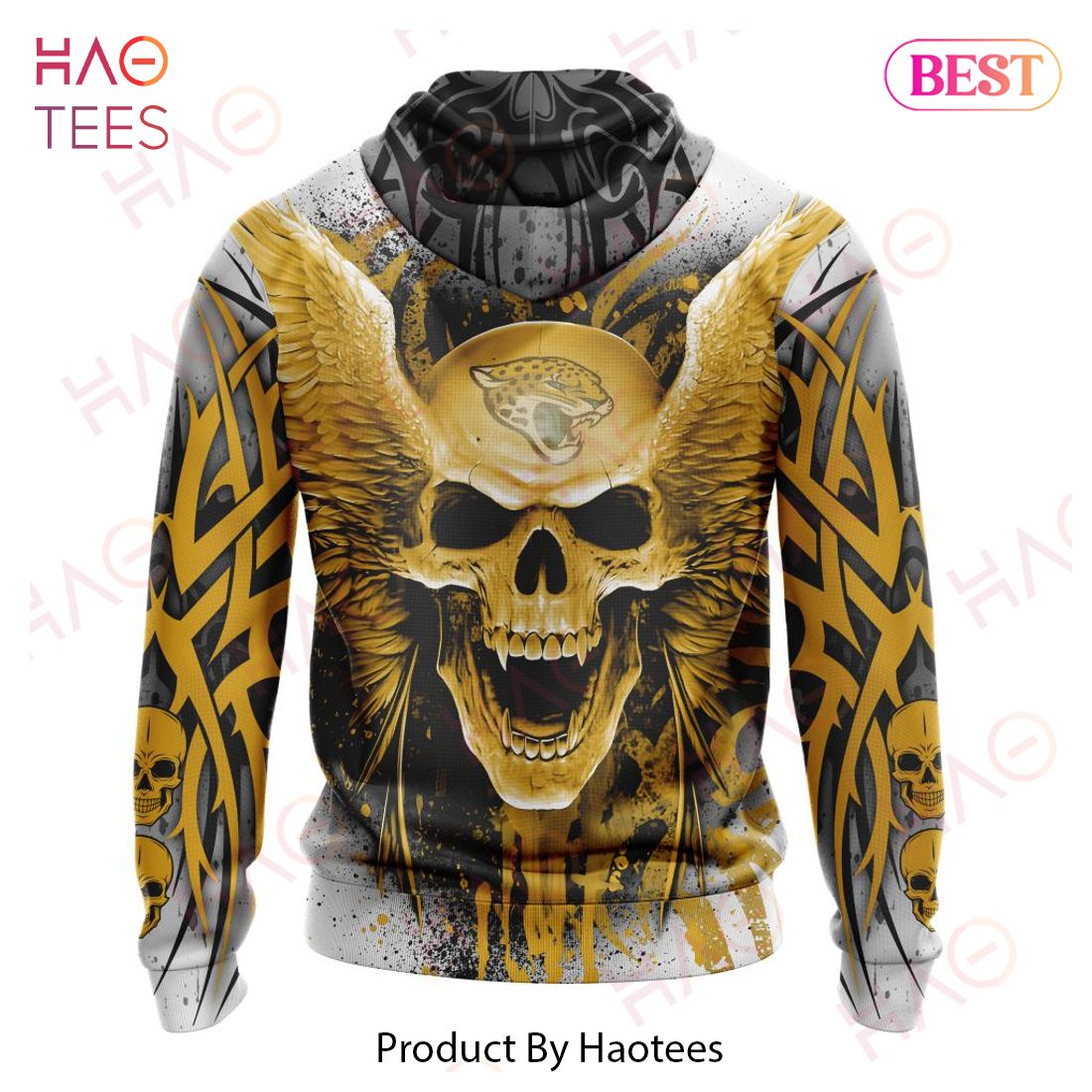 NFL Jacksonville Jaguars Special Kits With Skull Art 3D Hoodie NFL Jacksonville Jaguars Special Kits With Skull Art 3D Hoodie