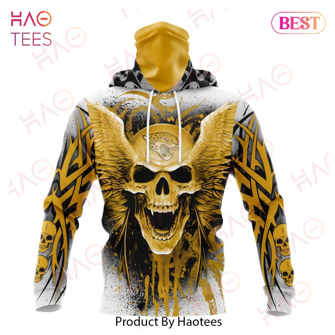 NFL Jacksonville Jaguars Special Kits With Skull Art 3D Hoodie NFL Jacksonville Jaguars Special Kits With Skull Art 3D Hoodie