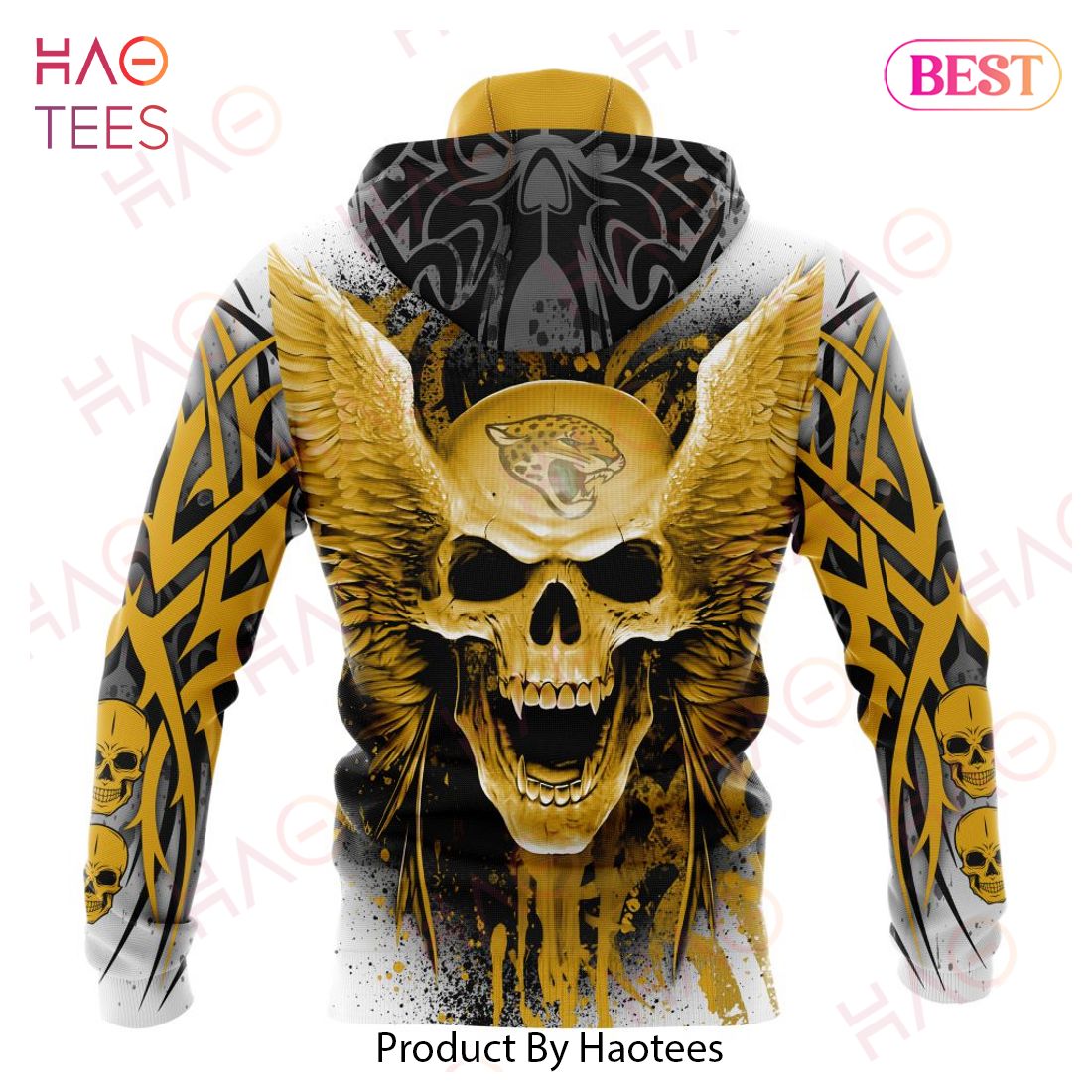 NFL Jacksonville Jaguars Special Kits With Skull Art 3D Hoodie NFL Jacksonville Jaguars Special Kits With Skull Art 3D Hoodie
