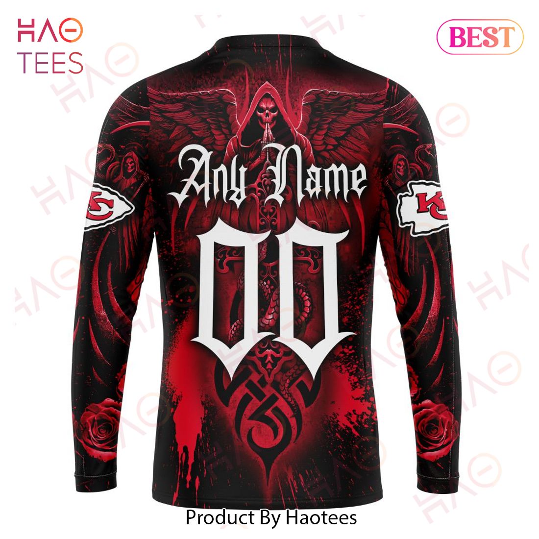 NFL Kansas City Chiefs Special Design With Skull Art 3D Hoodie NFL Kansas City Chiefs Special Design With Skull Art 3D Hoodie