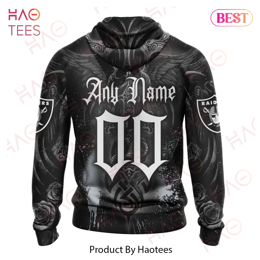 NFL Las Vegas Raiders Special Design With Skull Art 3D Hoodie NFL Las Vegas Raiders Special Design With Skull Art 3D Hoodie