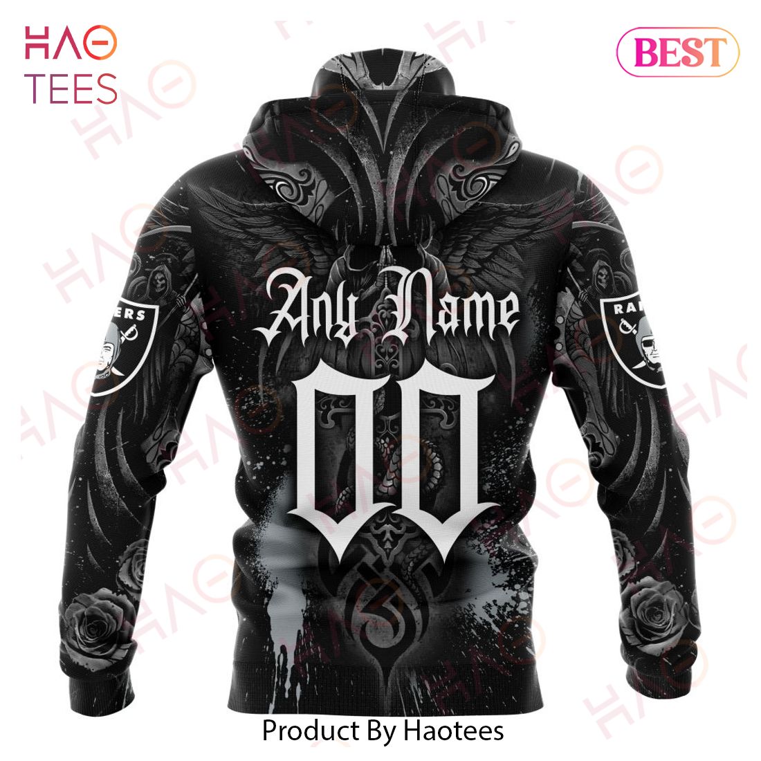 NFL Las Vegas Raiders Special Design With Skull Art 3D Hoodie NFL Las Vegas Raiders Special Design With Skull Art 3D Hoodie
