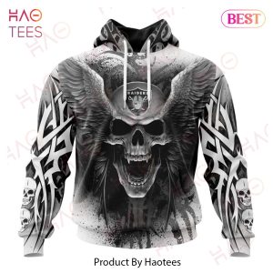 NFL Las Vegas Raiders Special Kits With Skull Art 3D Hoodie