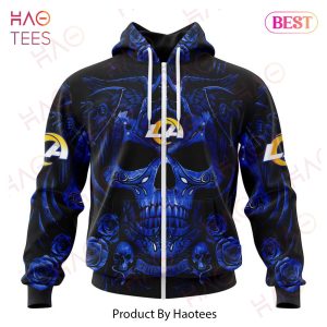 NFL Los Angeles Rams Special Design With Skull Art 3D Hoodie