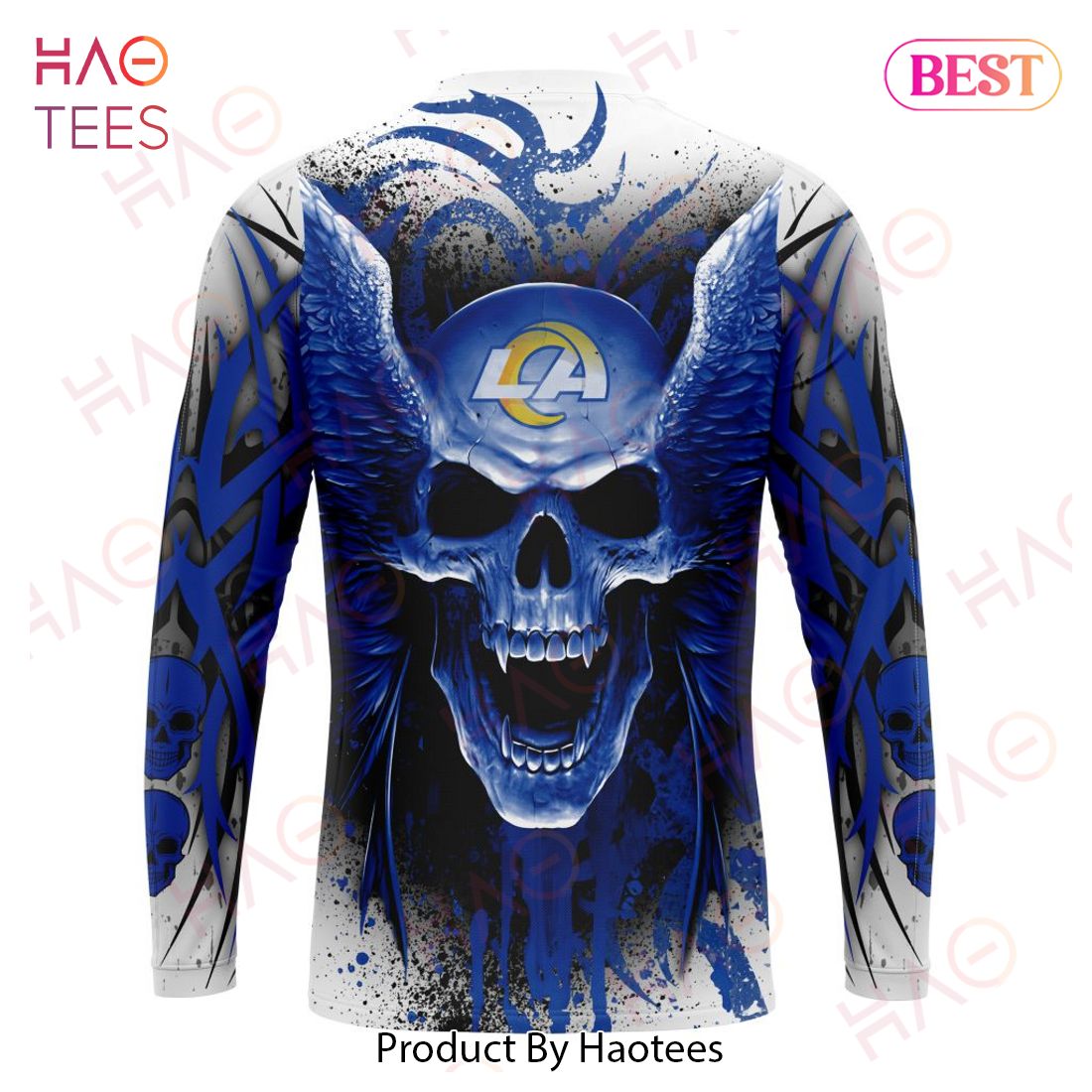 NFL Los Angeles Rams Special Kits With Skull Art 3D Hoodie NFL Los Angeles Rams Special Kits With Skull Art 3D Hoodie