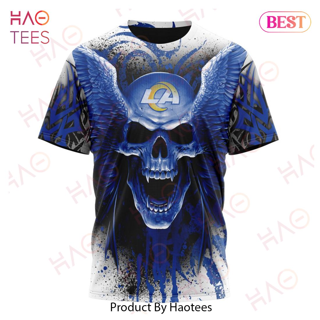 NFL Los Angeles Rams Special Kits With Skull Art 3D Hoodie NFL Los Angeles Rams Special Kits With Skull Art 3D Hoodie