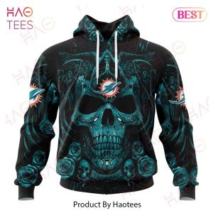 NFL Miami Dolphins Special Design With Skull Art 3D Hoodie