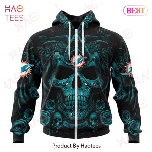 NFL Miami Dolphins Special Design With Skull Art 3D Hoodie