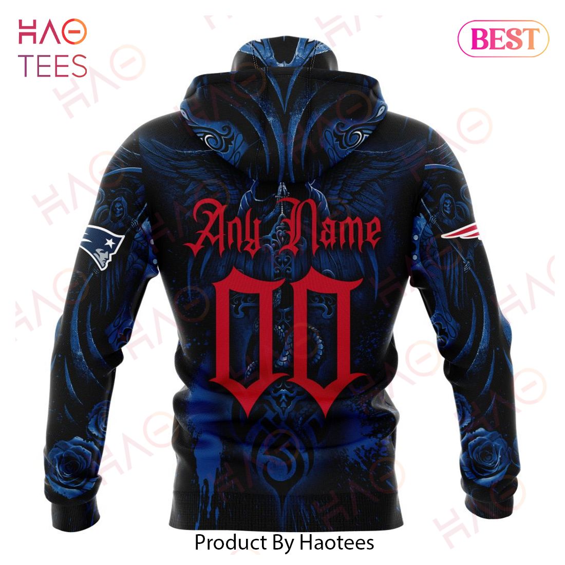 NFL New England Patriots Special Design With Skull Art 3D Hoodie NFL New England Patriots Special Design With Skull Art 3D Hoodie