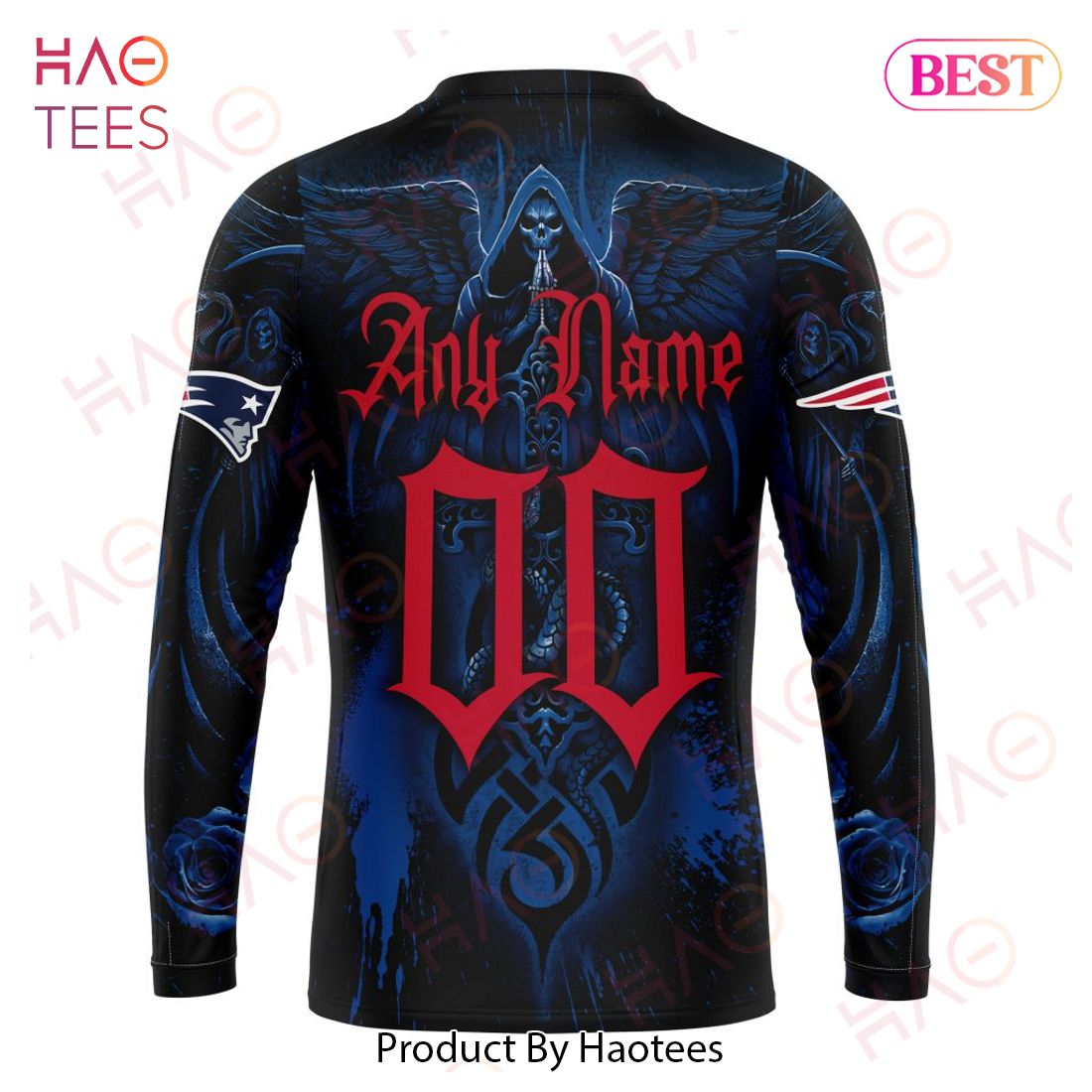 NFL New England Patriots Special Design With Skull Art 3D Hoodie NFL New England Patriots Special Design With Skull Art 3D Hoodie