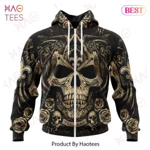NFL New Orleans Saints Special Design With Skull Art 3D Hoodie