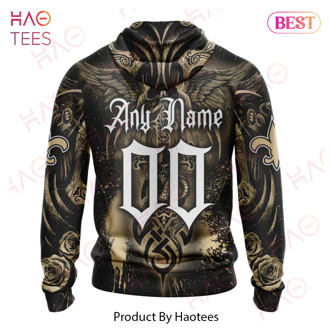 NFL New Orleans Saints Special Design With Skull Art 3D Hoodie NFL New Orleans Saints Special Design With Skull Art 3D Hoodie