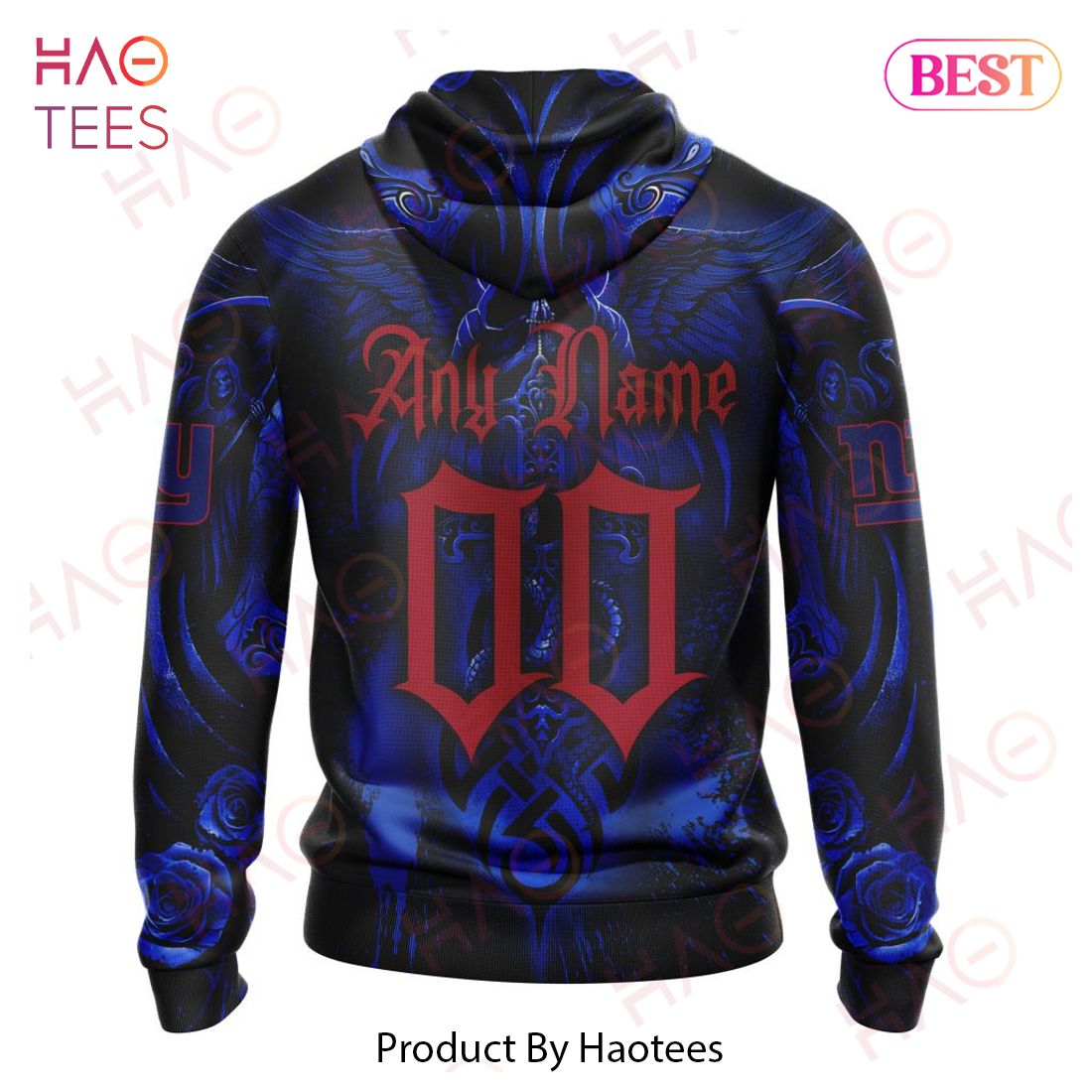 NFL New York Giants Special Design With Skull Art 3D Hoodie NFL New York Giants Special Design With Skull Art 3D Hoodie