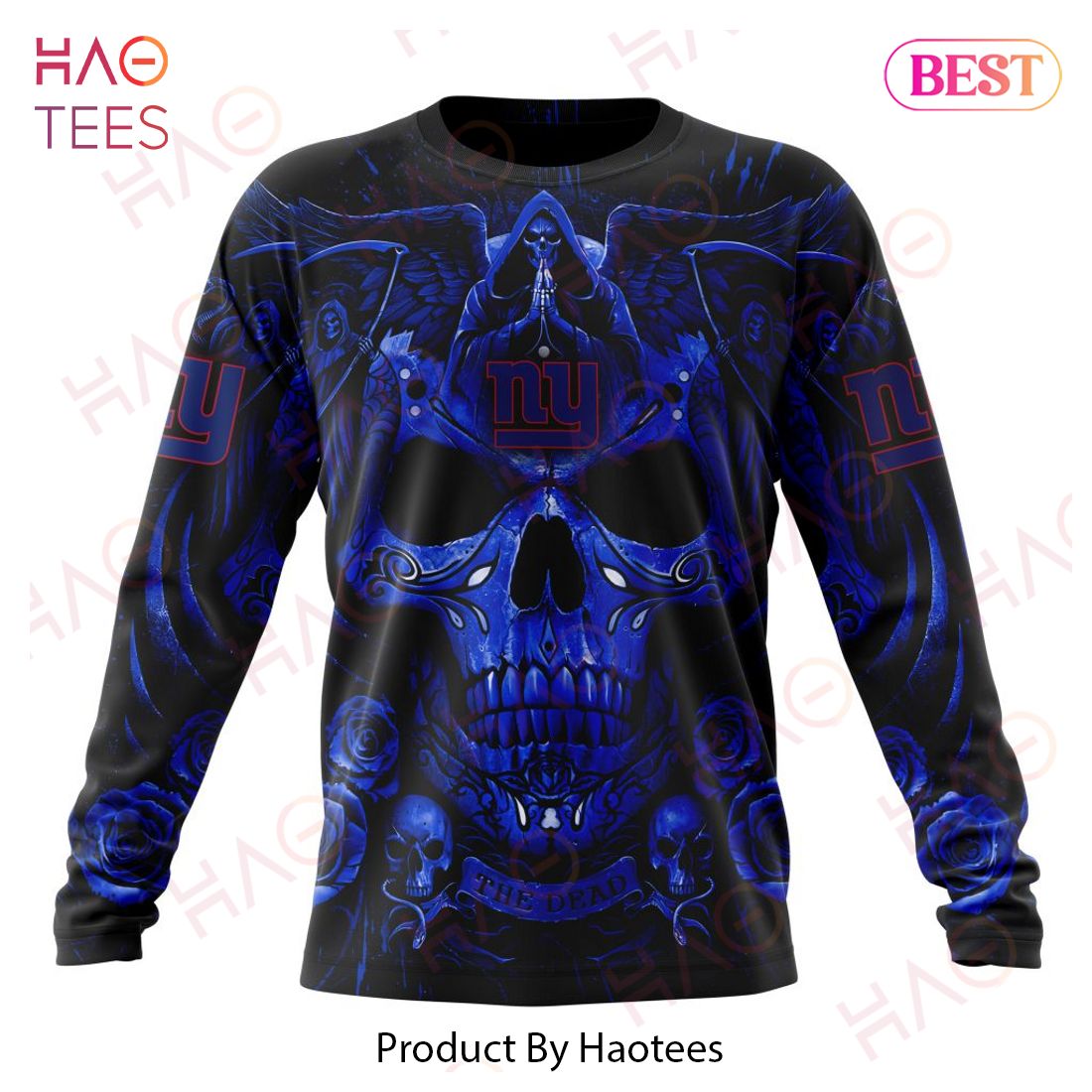 NFL New York Giants Special Design With Skull Art 3D Hoodie NFL New York Giants Special Design With Skull Art 3D Hoodie