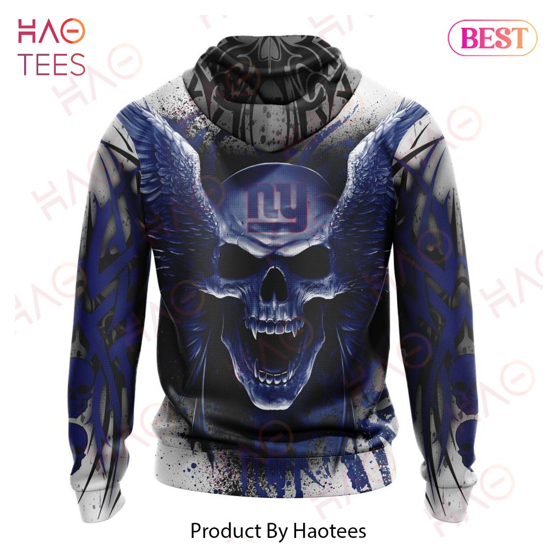 NFL New York Giants Special Kits With Skull Art 3D Hoodie NFL New York Giants Special Kits With Skull Art 3D Hoodie