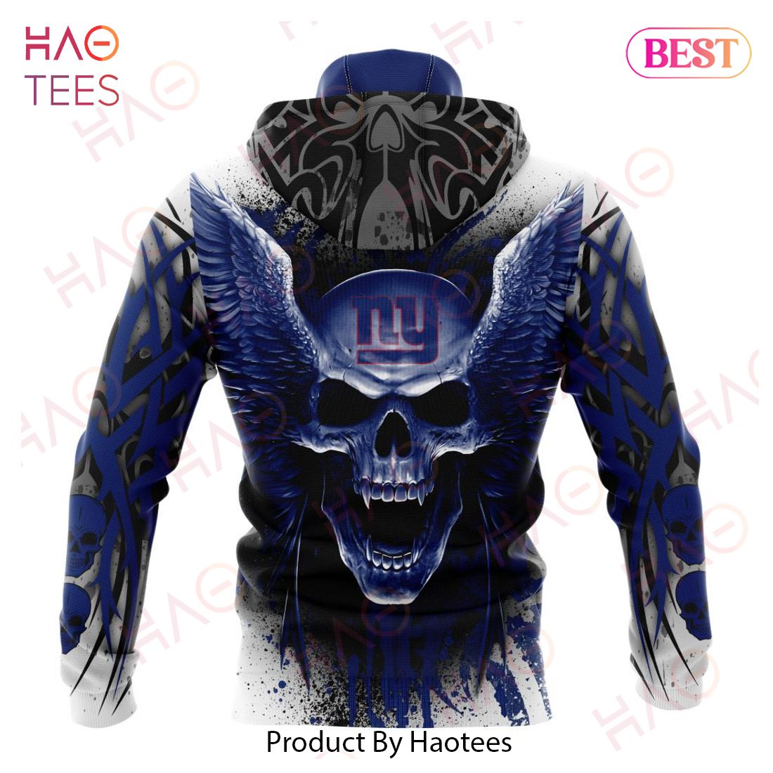 NFL New York Giants Special Kits With Skull Art 3D Hoodie NFL New York Giants Special Kits With Skull Art 3D Hoodie