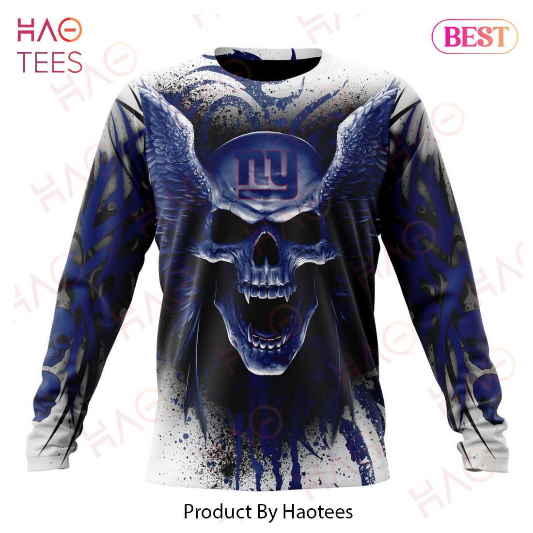 NFL New York Giants Special Kits With Skull Art 3D Hoodie NFL New York Giants Special Kits With Skull Art 3D Hoodie