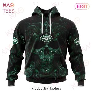 NFL New York Jets Special Design With Skull Art 3D Hoodie