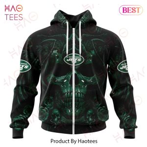 NFL New York Jets Special Design With Skull Art 3D Hoodie