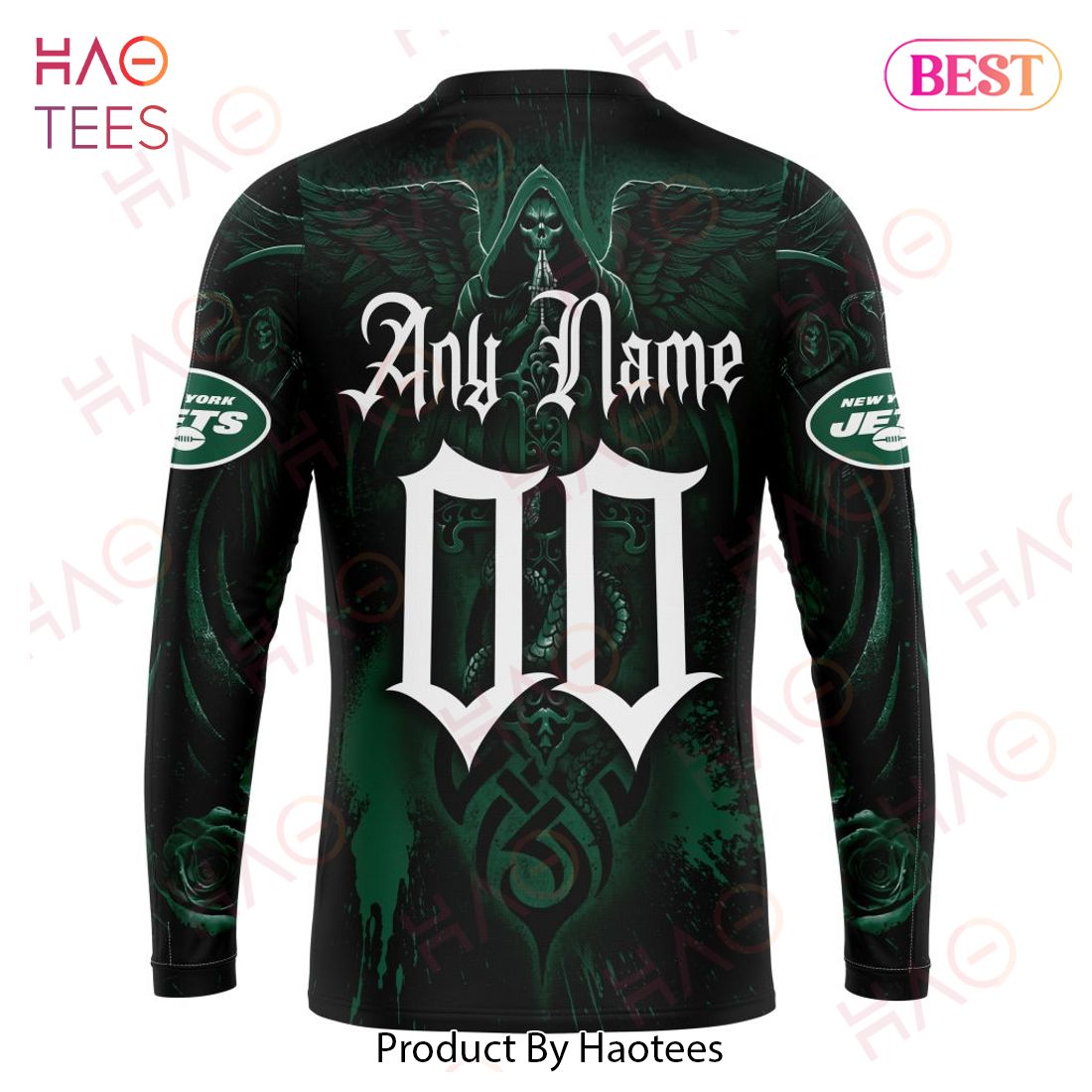 NFL New York Jets Special Design With Skull Art 3D Hoodie NFL New York Jets Special Design With Skull Art 3D Hoodie