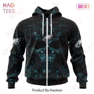 NFL Philadelphia Eagles Special Design With Skull Art 3D Hoodie