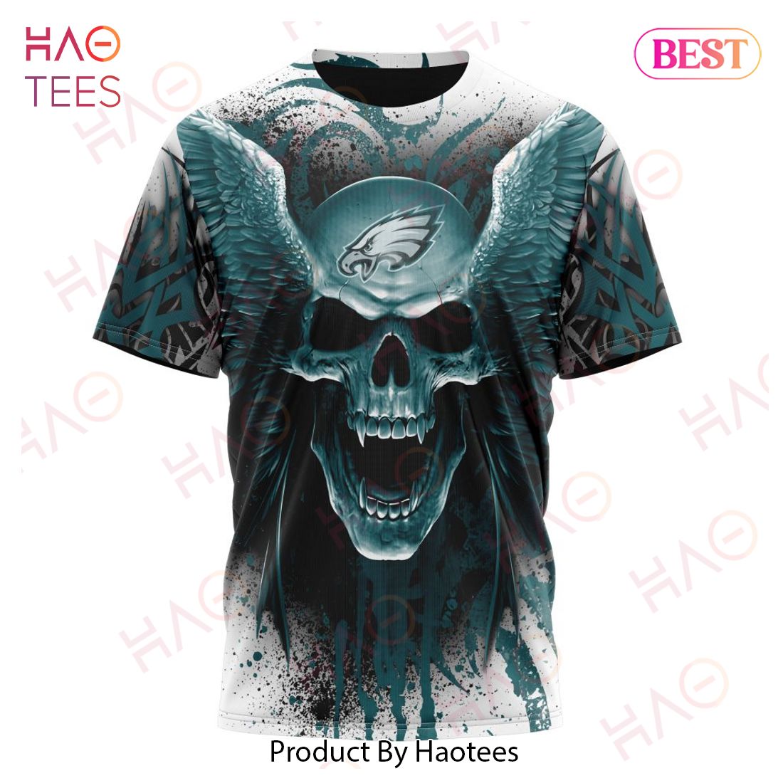 NFL Philadelphia Eagles Special Kits With Skull Art 3D Hoodie NFL Philadelphia Eagles Special Kits With Skull Art 3D Hoodie