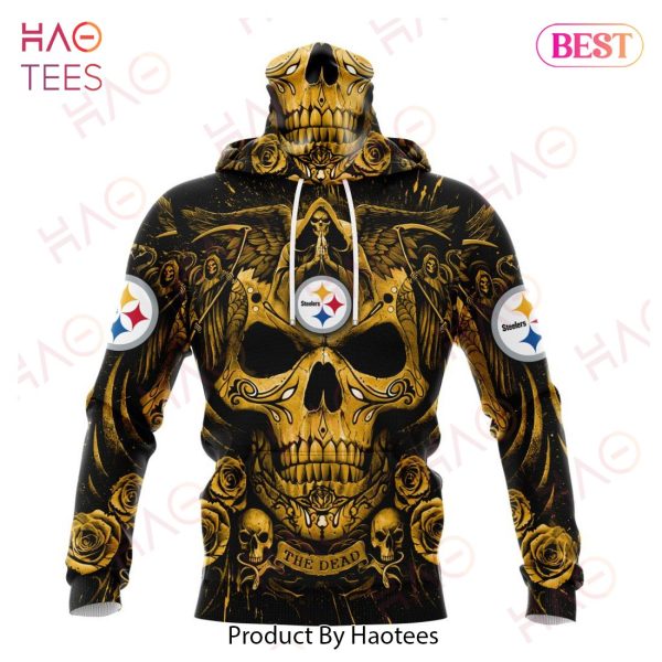 NFL Pittsburgh Steelers Special Design With Skull Art 3D Hoodie