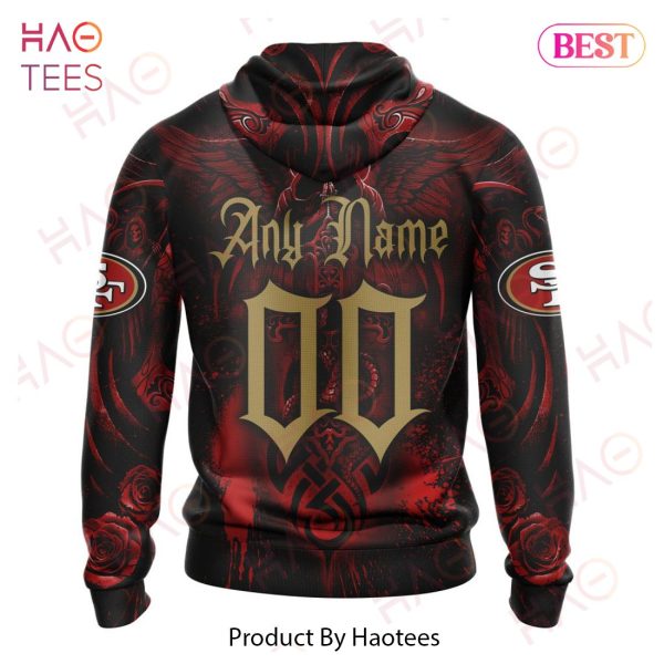 NFL San Francisco 49ers Special Design With Skull Art 3D Hoodie